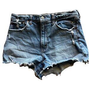Abercrombie & Fitch The Mom Short High Rise 31/12 Festival Grunge Boho Hippie